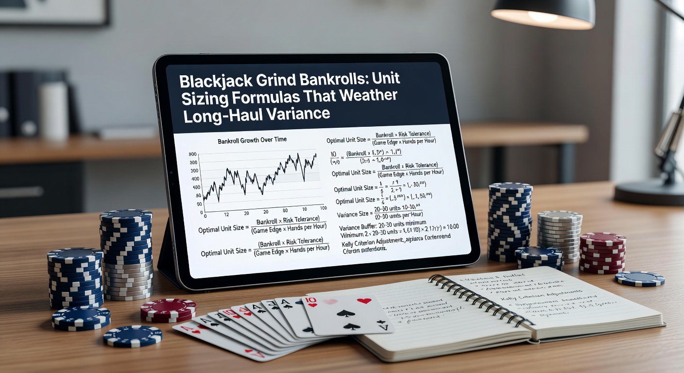 Graph showing blackjack bankroll fluctuations over thousands of hands, highlighting variance peaks and troughs