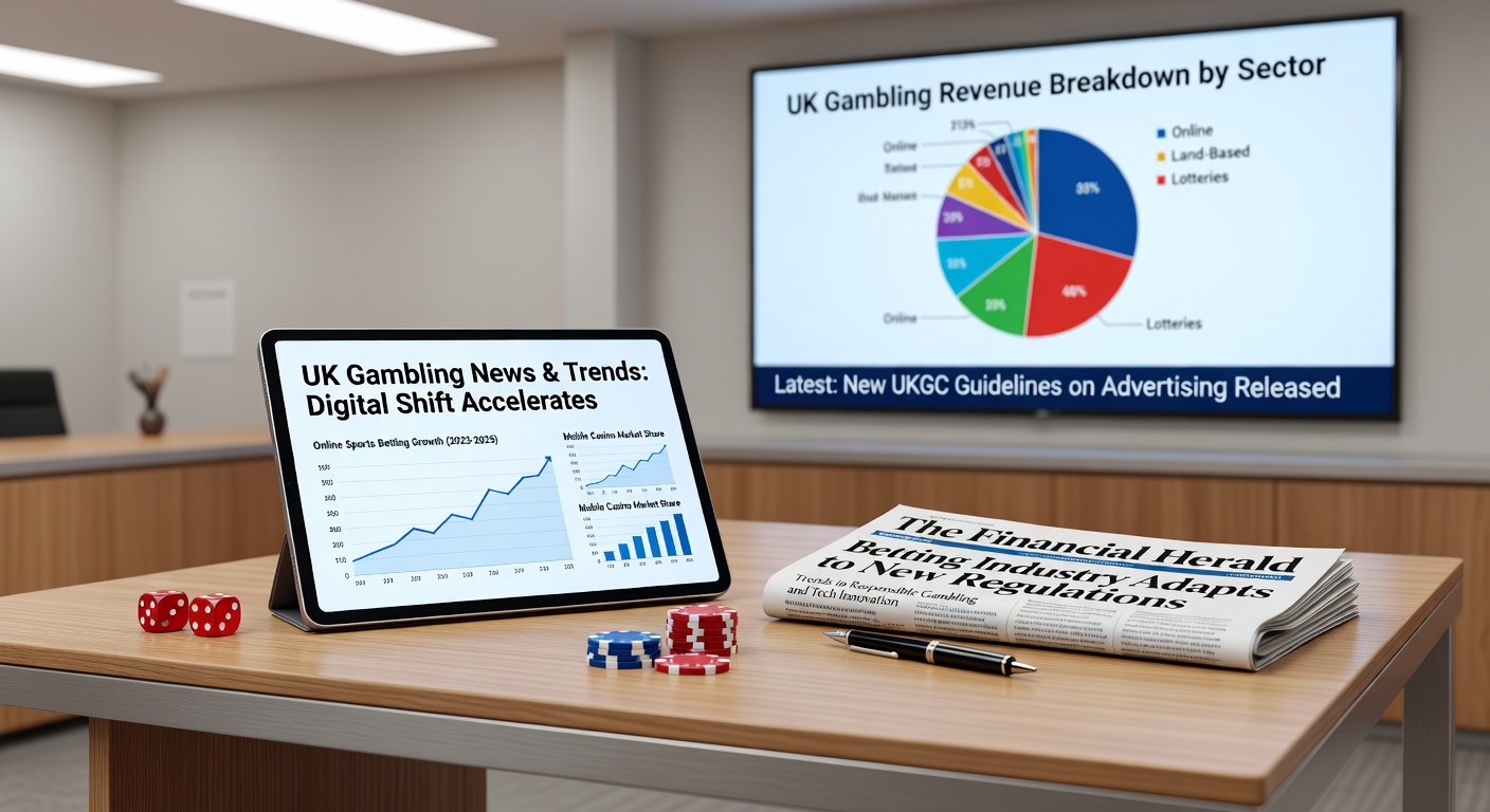 UK Gambling Commission headquarters with modern regulatory signage amid bustling cityscape, symbolizing leadership transition in gambling oversight